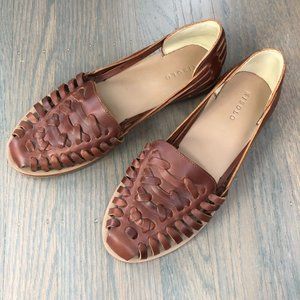 Nisolo Ecuador Huarache Brandy- excellent condition